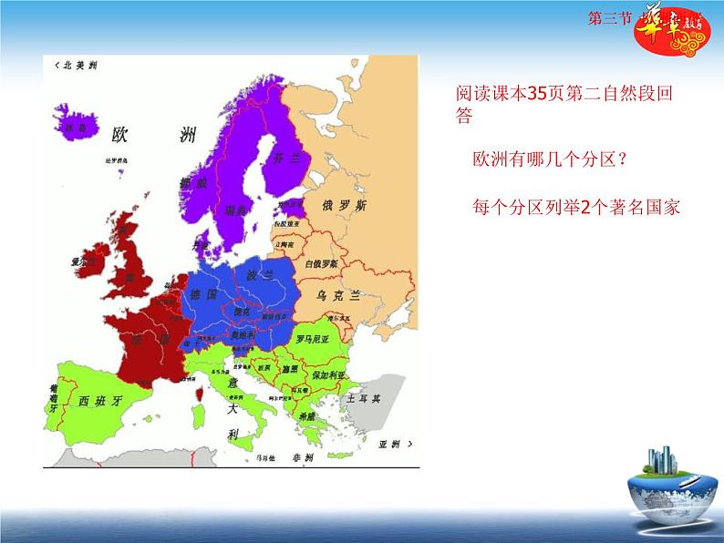 中图版八年级下册地理 课件 6.3  欧洲西部07