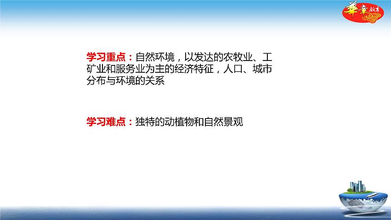 中图版八年级下册地理 课件 7.3  澳大利亚05