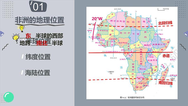 高效备课2021-2022学年湘教版七年级下册地理课件 第6章第2节 非洲 第1课时07