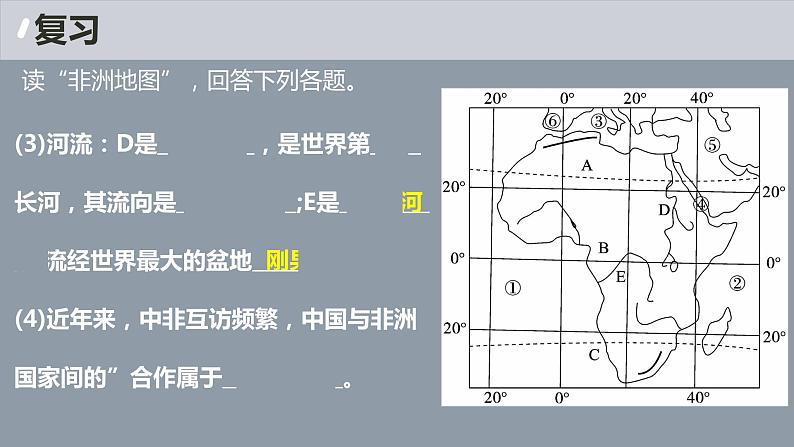 高效备课2021-2022学年湘教版七年级下册地理课件 第6章第2节 非洲 第2课时02