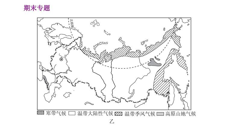 人教版七年级下册地理 期末专练 专题四　人地协调观：不同区域自然环境对人类生产、生活的影响 习题课件第4页