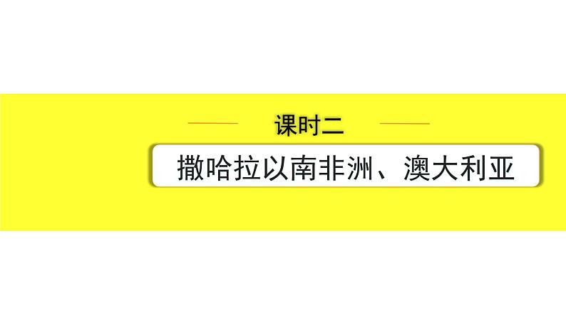 2.课时二　撒哈拉以南非洲、澳大利亚第1页