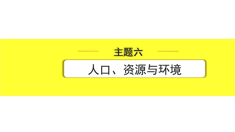 6.专题六　人口、资源与环境第1页