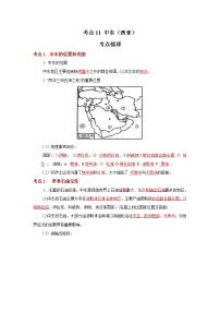 考点11 中东（西亚）（解析版）-2022年地理中考一轮过关讲练（人教版）