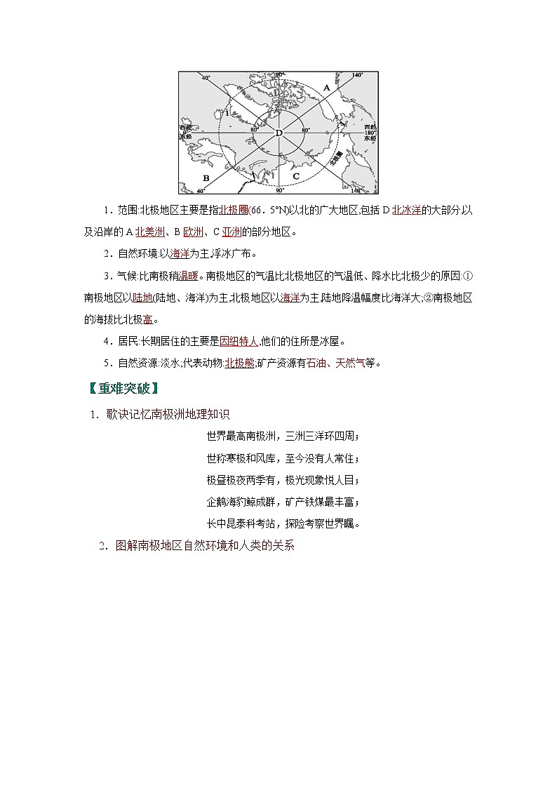 考点17 极地地区（解析版）-2022年地理中考一轮过关讲练（人教版）第2页