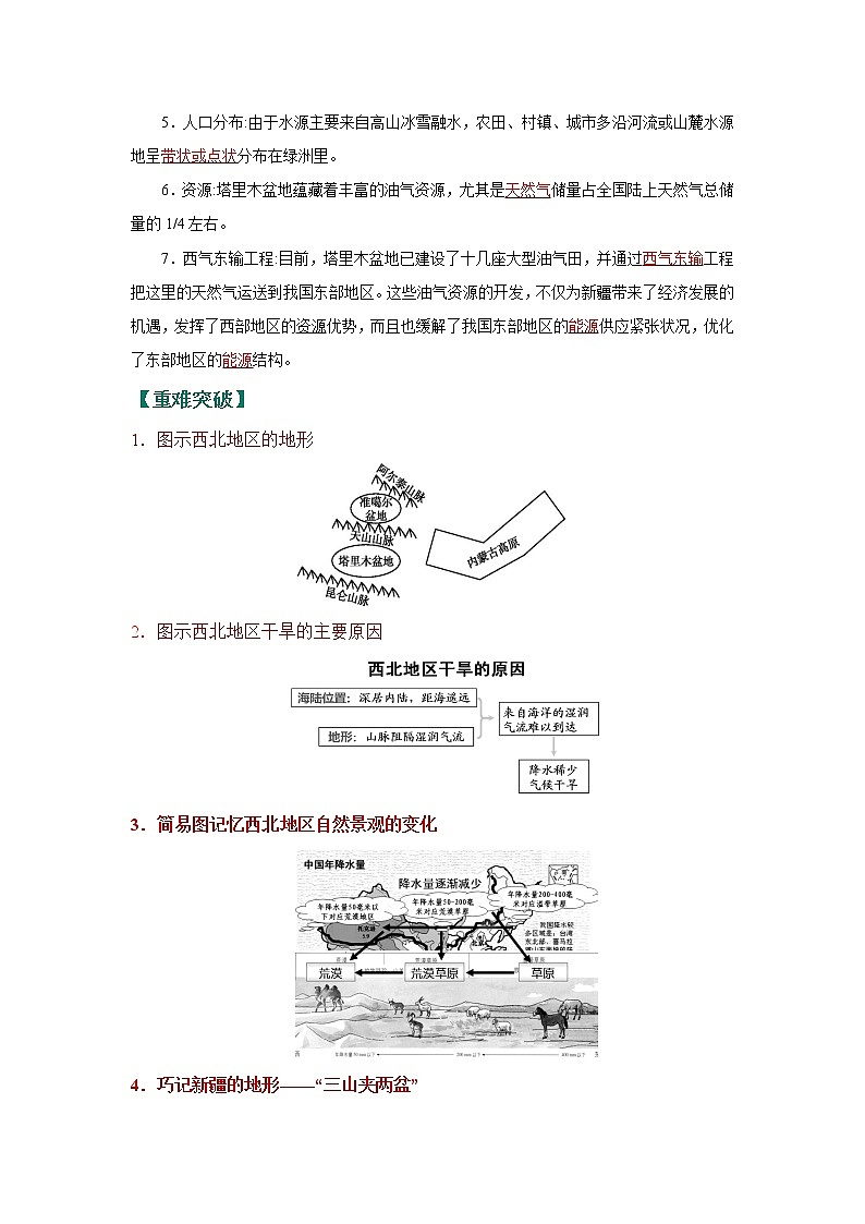 考点32 西北地区（解析版）-2022年地理中考一轮过关讲练（人教版）第2页