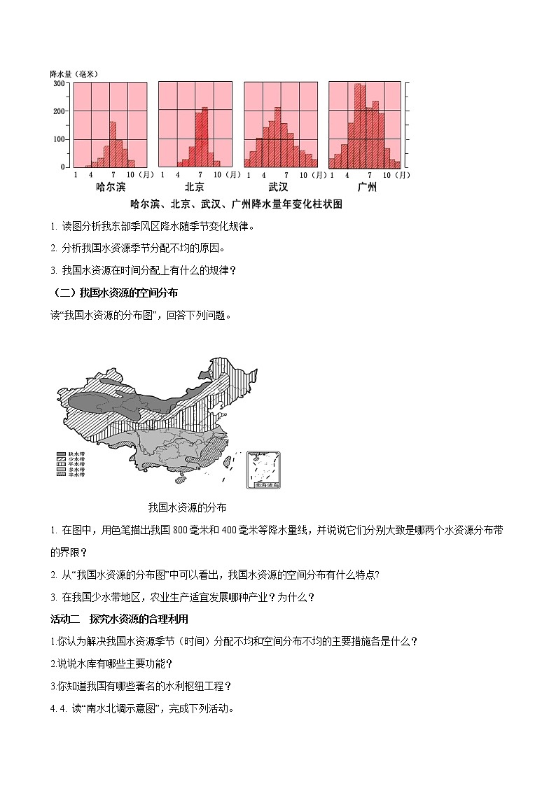 中图版七年级下册 4.1 水资源及其开发利用（第2课时）（课件+教案+学案+练习）02