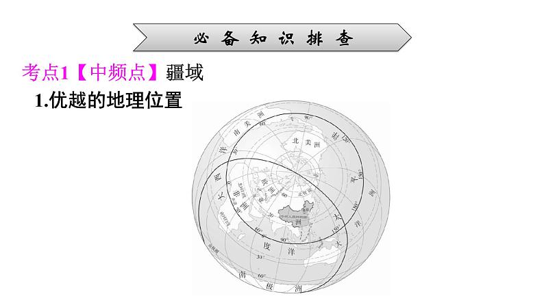 2022年中考地理一轮复习课件：模块三 中国地理专题11　中国的疆域与人口第7页