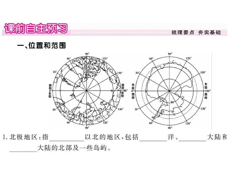 湘教版七年级地理下册第五节  北极地区和南极地区习题课件02