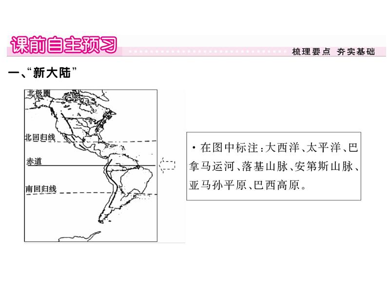 湘教版七年级地理下册 第六章 认识大洲 第三节  美  洲习题课件第2页