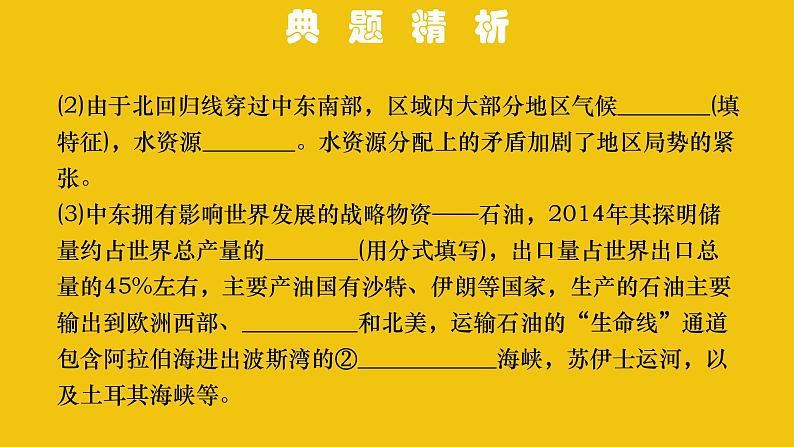 中考地理总复习8.专题八东半球其他的地区和国家PPT课件第8页