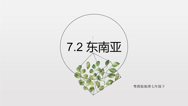 7.2东南亚 课件第1页