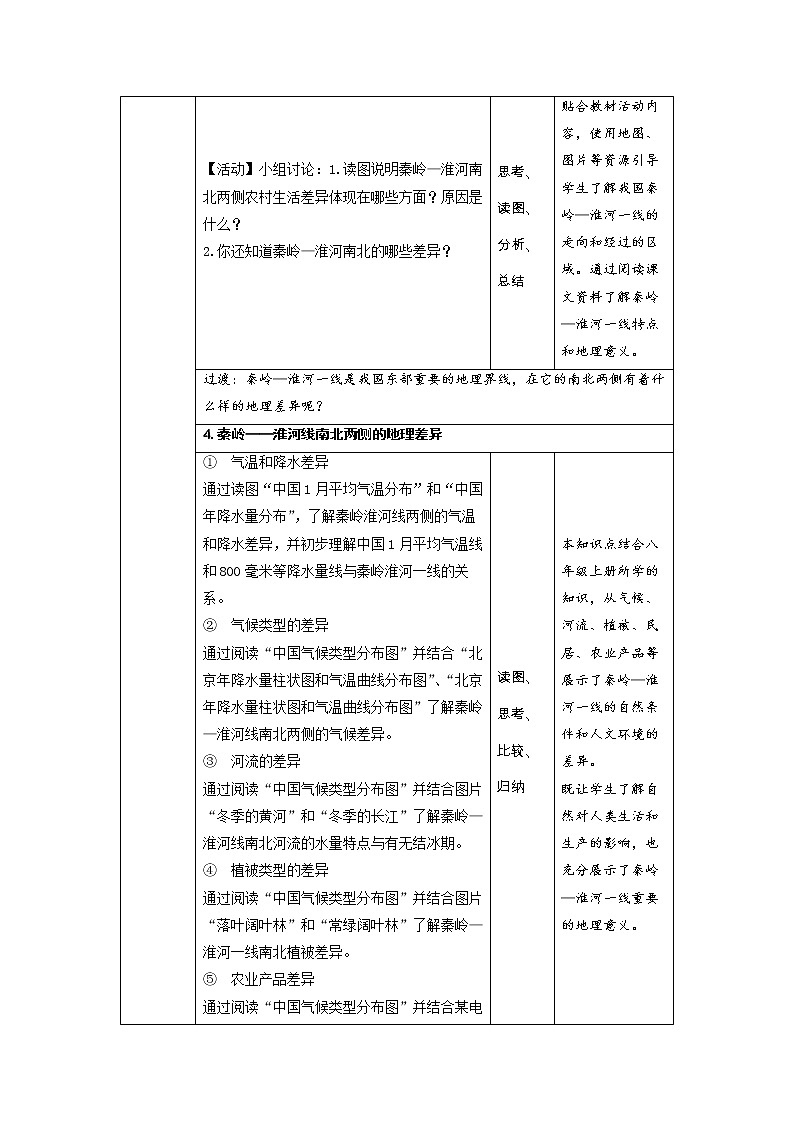 第五章中国的地理差异教学设计-2021-2022学年八年级地理下学期人教版第3页
