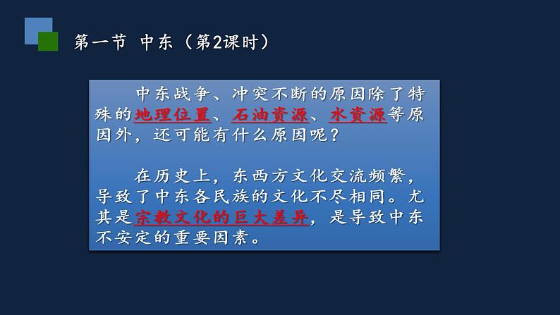 人教版七年级地理下册《中东》（第2课时）公开课PPT课件06