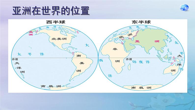 人教版七年级地理下册《位置和范围》（第一节）公开课PPT课件05