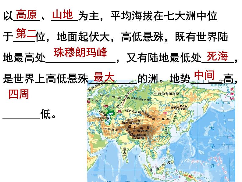 2022年中考地理一轮复习课件：亚洲欧洲和非洲第7页