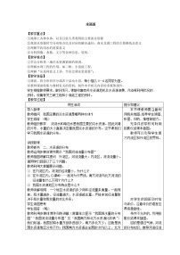 初中地理鲁教版 (五四制)七年级上册第三节 水资源教学设计