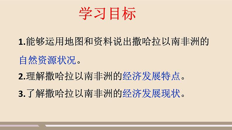 第八章 东半球其他的地区和国家 第三节 撒哈拉以南非洲 第2课时课件PPT第5页