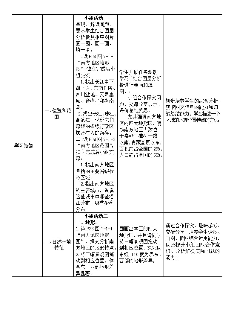 商务星球版地理八年级下册 第六章 第一节 区域特征(16)（教案）第3页