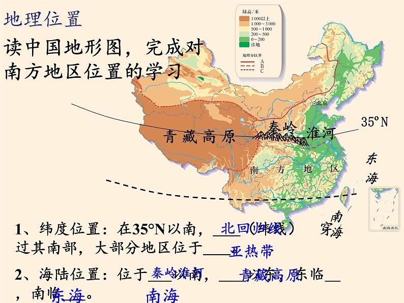 鲁教版（五四学制）七年级下册地理 第六章  第一节 自然特征与农业(11) 课件第5页