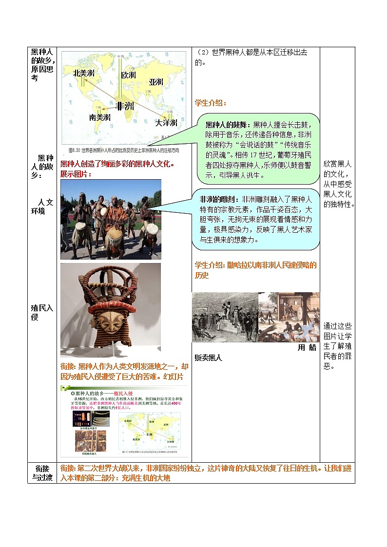 商务星球版七年级地理下册 第七章 第三节 撒哈拉以南的非洲(4) 教案第3页