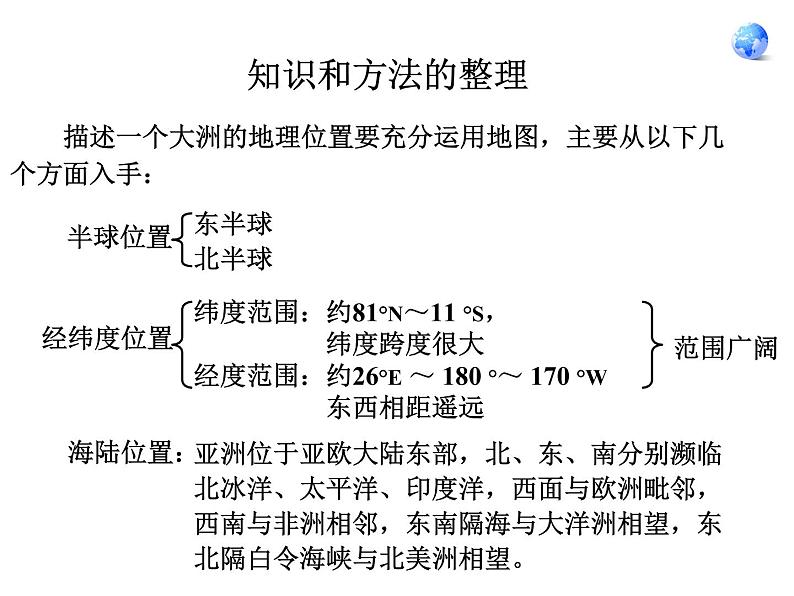 鲁教版（五四制）地理六年级下册 第六章第一节位置和范围_（课件）第7页