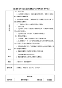 初中湘教版第三节 新疆维吾尔自治区的地理概况与区域开发教案