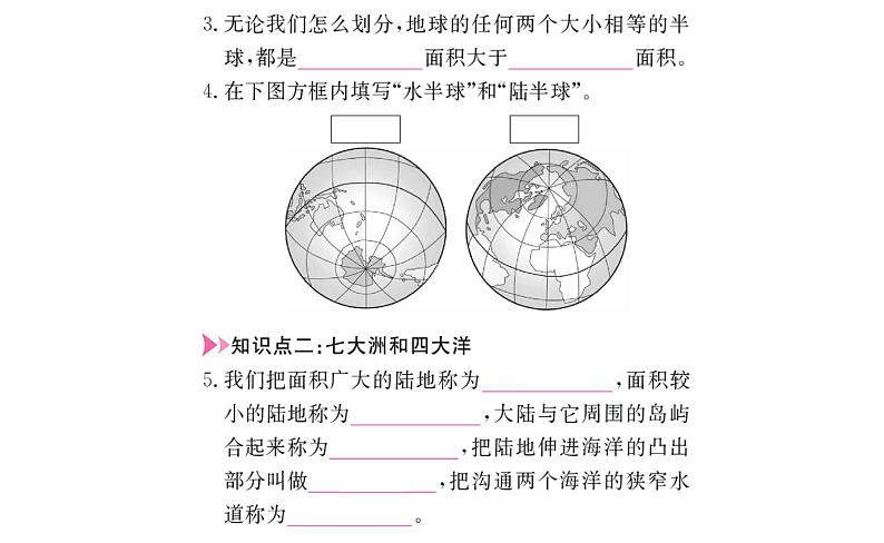 人教版七年级上册第二章陆地和海洋复习课件第3页