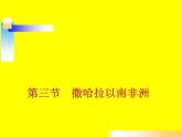 2022年人教版七年级地理下册第8章第3节撒哈拉以南的非洲课件 (1)