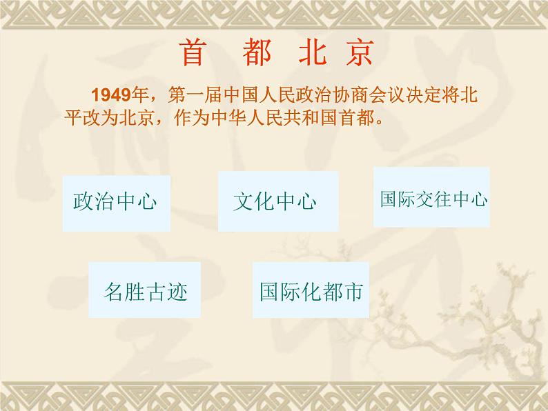 粤教版八年级地理下册7.4  北京市课件PPT第4页