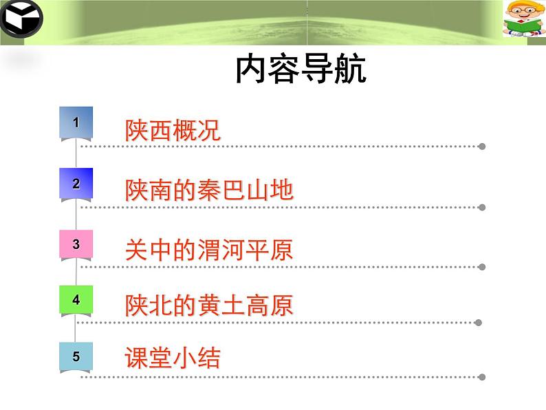 粤教版八年级地理下册7.5  陕西省课件第2页