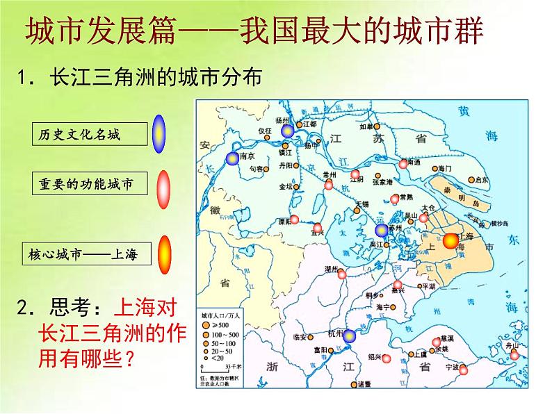 2022年人教版八年级地理下册第7章第2节“鱼米之乡”─长江三角洲地区课件 (1)第8页