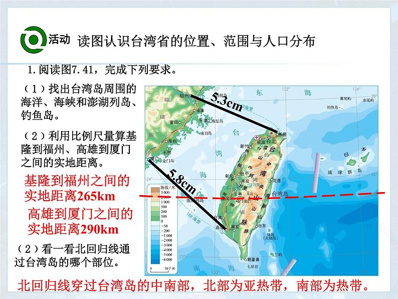 2022年人教版八年级地理下册第7章第4节祖国的神圣领土—台湾省课件 (2)第5页