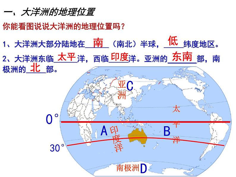 粤教版七年级下册地理 10.3大洋洲概述 课件03