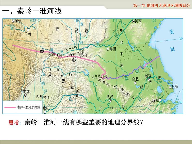 中图版七年级下册地理 6.1我国四大地理区域的划分 课件第5页