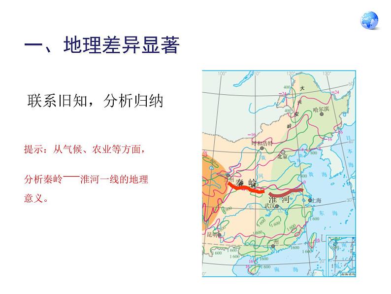 人教版八下地理 5中国的地理差异 复习 课件第3页