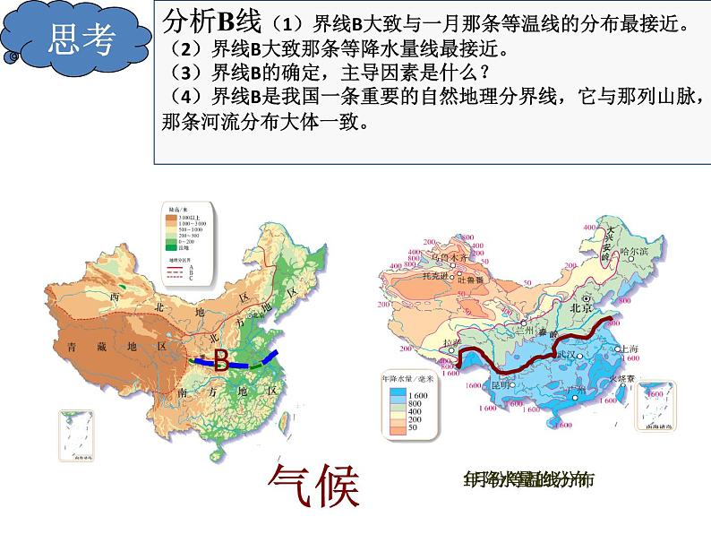 人教版八下地理 5中国的地理差异 复习 课件第7页