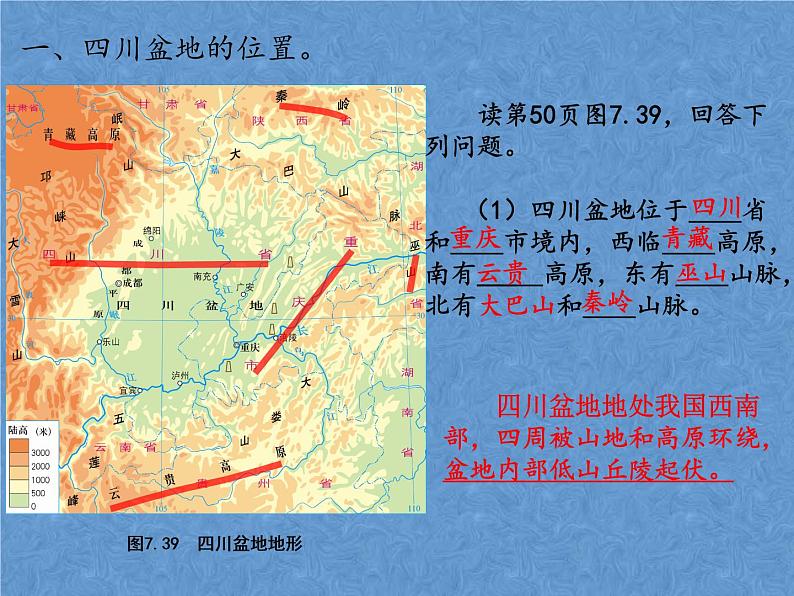 粤教版八下地理 7.3四川盆地 课件04