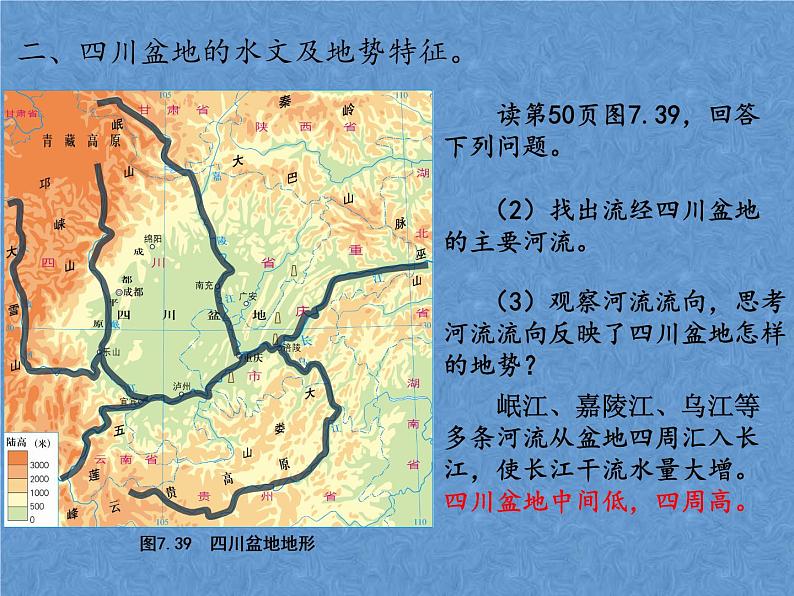 粤教版八下地理 7.3四川盆地 课件05