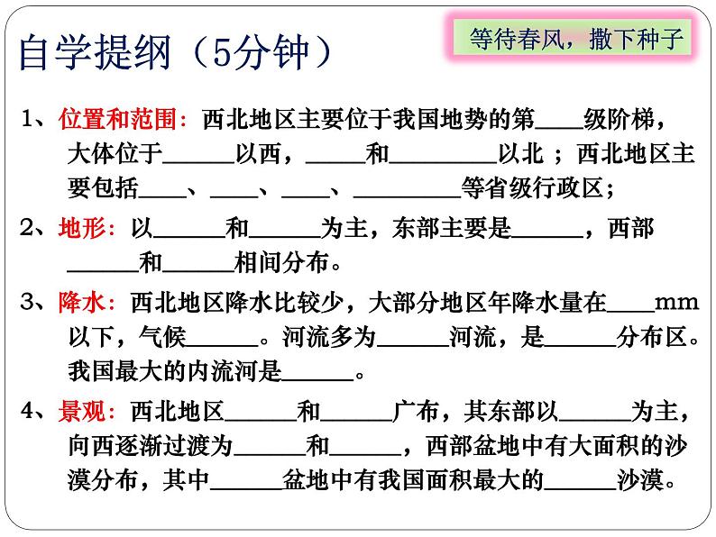 粤教版八下地理 6.3西北地区 课件02