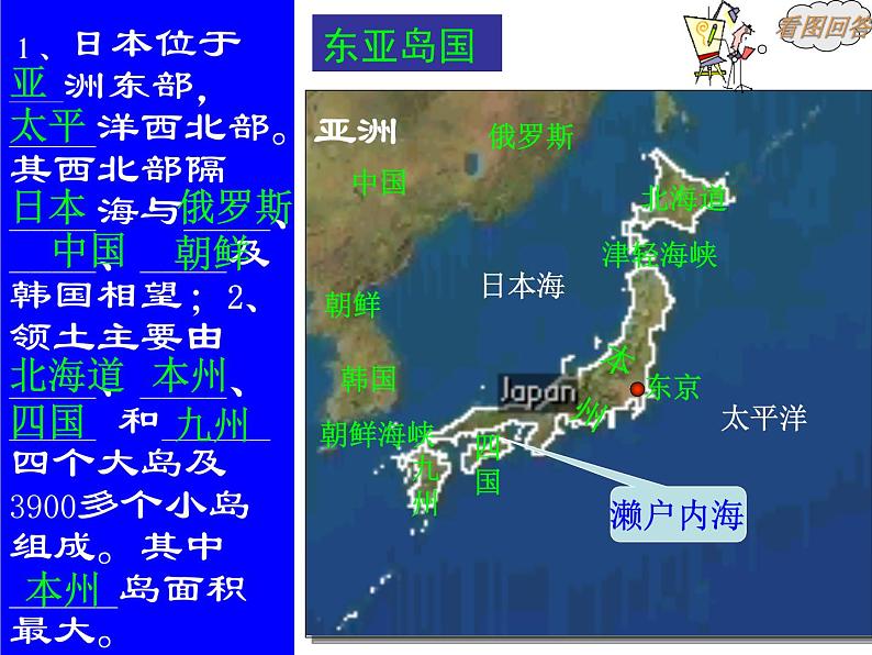 人教版七下地理  7.1日本 课件05