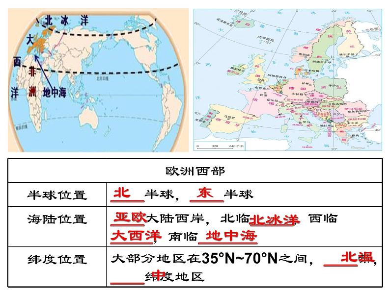 人教版七下地理  8.2欧洲西部  复习 课件第3页