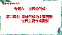 2022年中考地理总复习专题六《世界的气候》第二课时复习课件