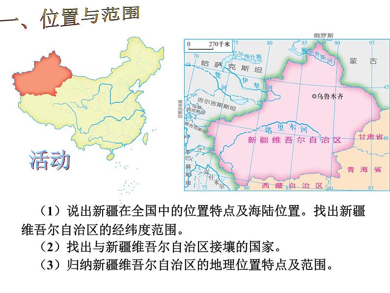 湘教版八下地理 8.3新疆维吾尔自治区的地理概况与区域开发 课件06