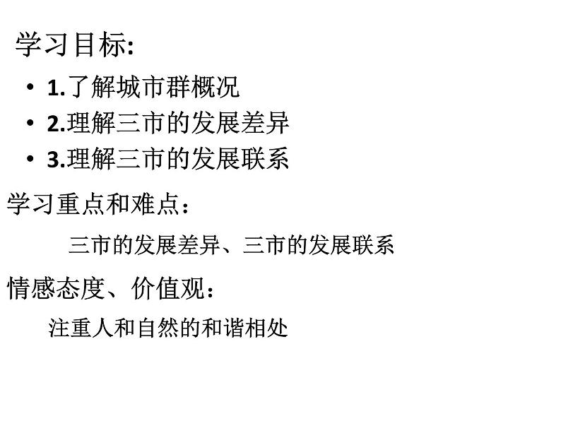 湘教版八下地理 7.5长株潭城市群内部的差异与联系 课件第3页