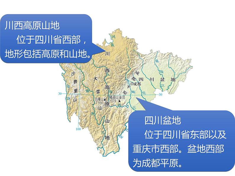 中图版七下地理 7.3四川省 课件第6页