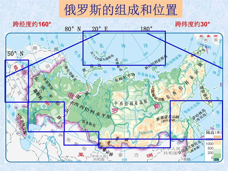 2022年中图版八年级地理下册第7章第5节俄罗斯课件 (3)第5页