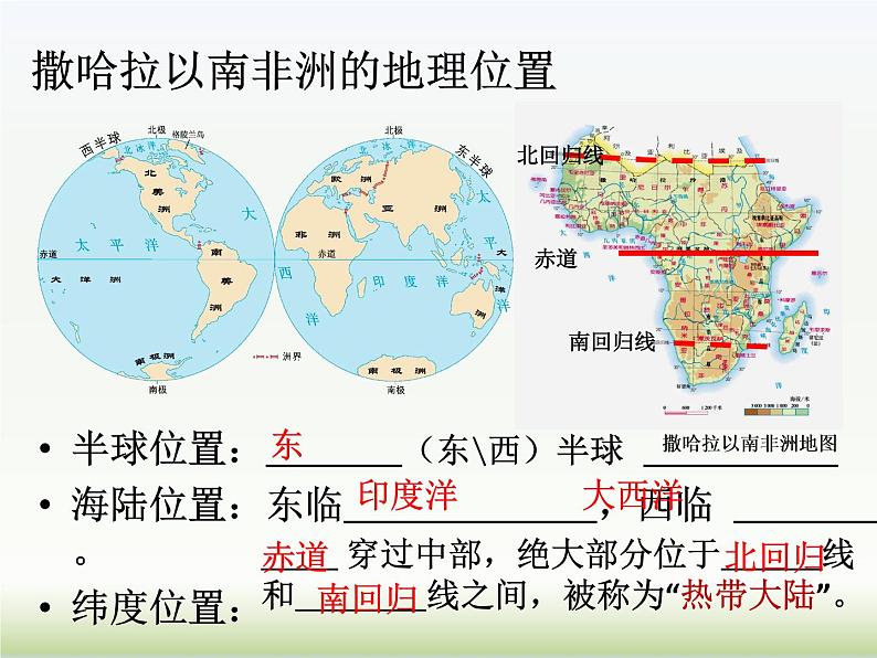 2022年粤教版七年级地理下册第10章第2节撒哈拉以南非洲课件 第2页