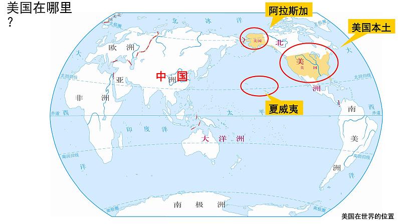 2022年粤教版七年级地理下册第9章第2节美国课件 (2)第3页