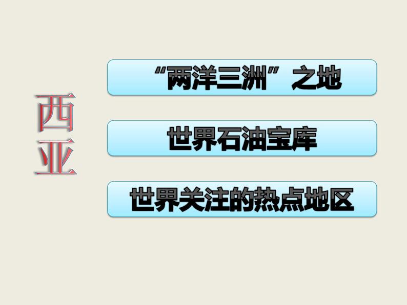 粤教版七年级下册地理 7.4西亚 课件第2页